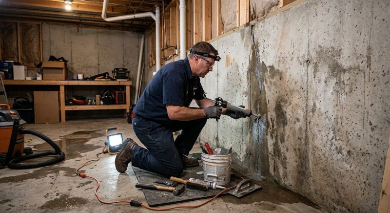 Basement Seepage Repair in Columbus, OH