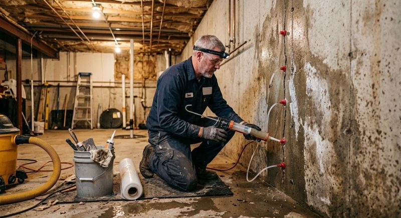 Basement Walls Waterproofing in Tuscaloosa, AL