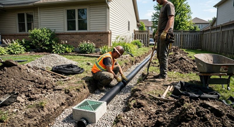 Stormwater Drainage Installation in Tuscaloosa, AL
