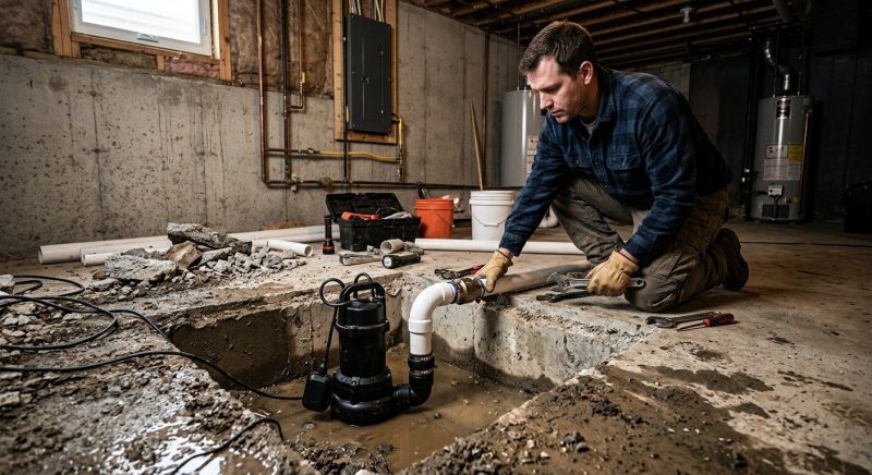 Sump Pump Installation in Providence, RI