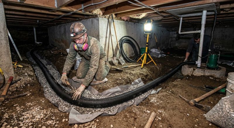 Underground Drain Installation in Birmingham, AL