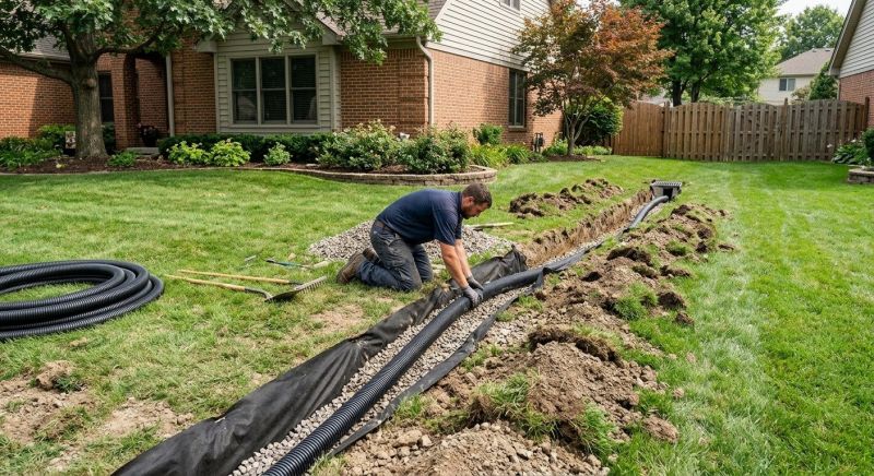 Yard Drain Installation in Birmingham, AL